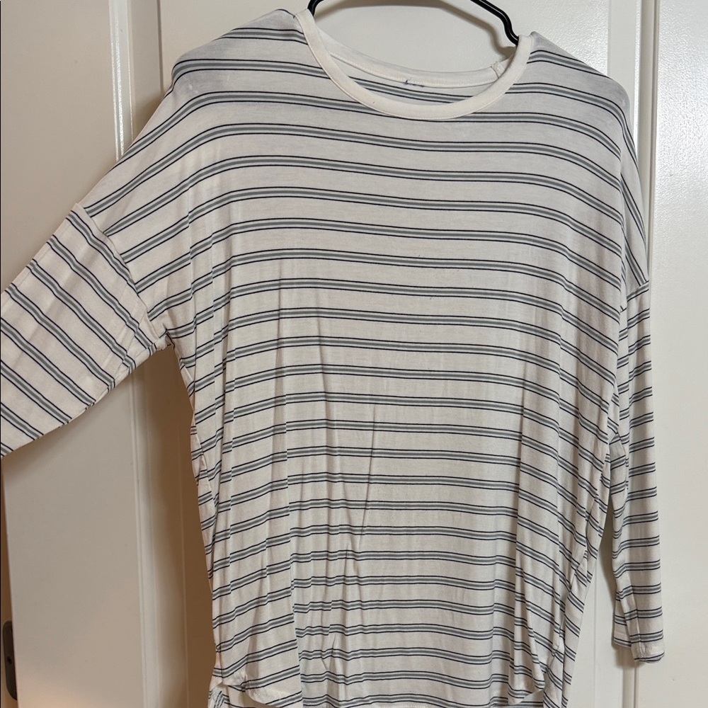 Elegant Striped Long Sleeve Top